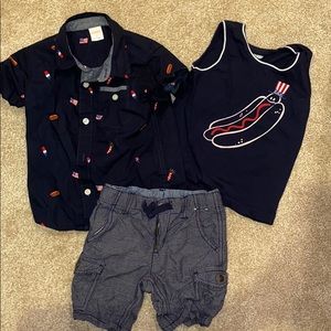 Gymboree America outfit 2T